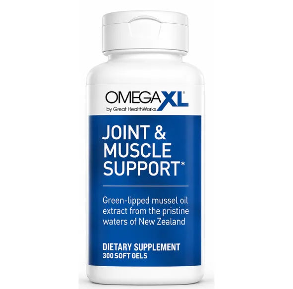 OmegaXL, Green Lipped Mussel, Mussel Oil, Omega Supplement, Joint Support, Joint Health, Omega 3, Softgels, 300 Softgels, Dietary Supplement, Wellness, Mobility Support