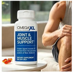 OmegaXL, Green Lipped Mussel, Mussel Oil, Omega Supplement, Joint Support, Joint Health, Omega 3, Softgels, 300 Softgels, Dietary Supplement, Wellness, Mobility Support