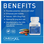 OmegaXL, Green Lipped Mussel, Mussel Oil, Omega Supplement, Joint Support, Joint Health, Omega 3, Softgels, 300 Softgels, Dietary Supplement, Wellness, Mobility Support