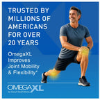 OmegaXL, Green Lipped Mussel, Mussel Oil, Omega Supplement, Joint Support, Joint Health, Omega 3, Softgels, 300 Softgels, Dietary Supplement, Wellness, Mobility Support