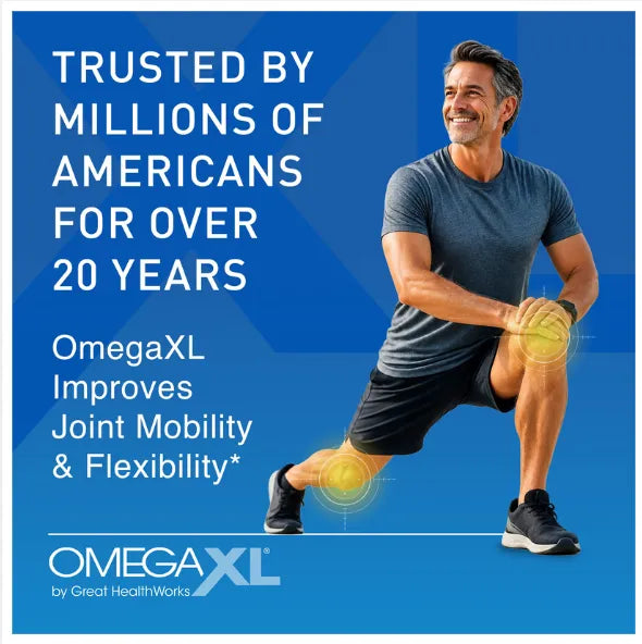 OmegaXL, Green Lipped Mussel, Mussel Oil, Omega Supplement, Joint Support, Joint Health, Omega 3, Softgels, 300 Softgels, Dietary Supplement, Wellness, Mobility Support